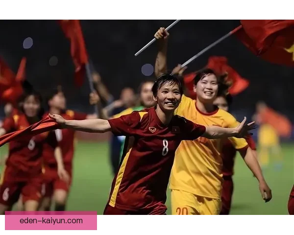 越南队金星旗帜引发关注，其足球实力持续提升值得期待
